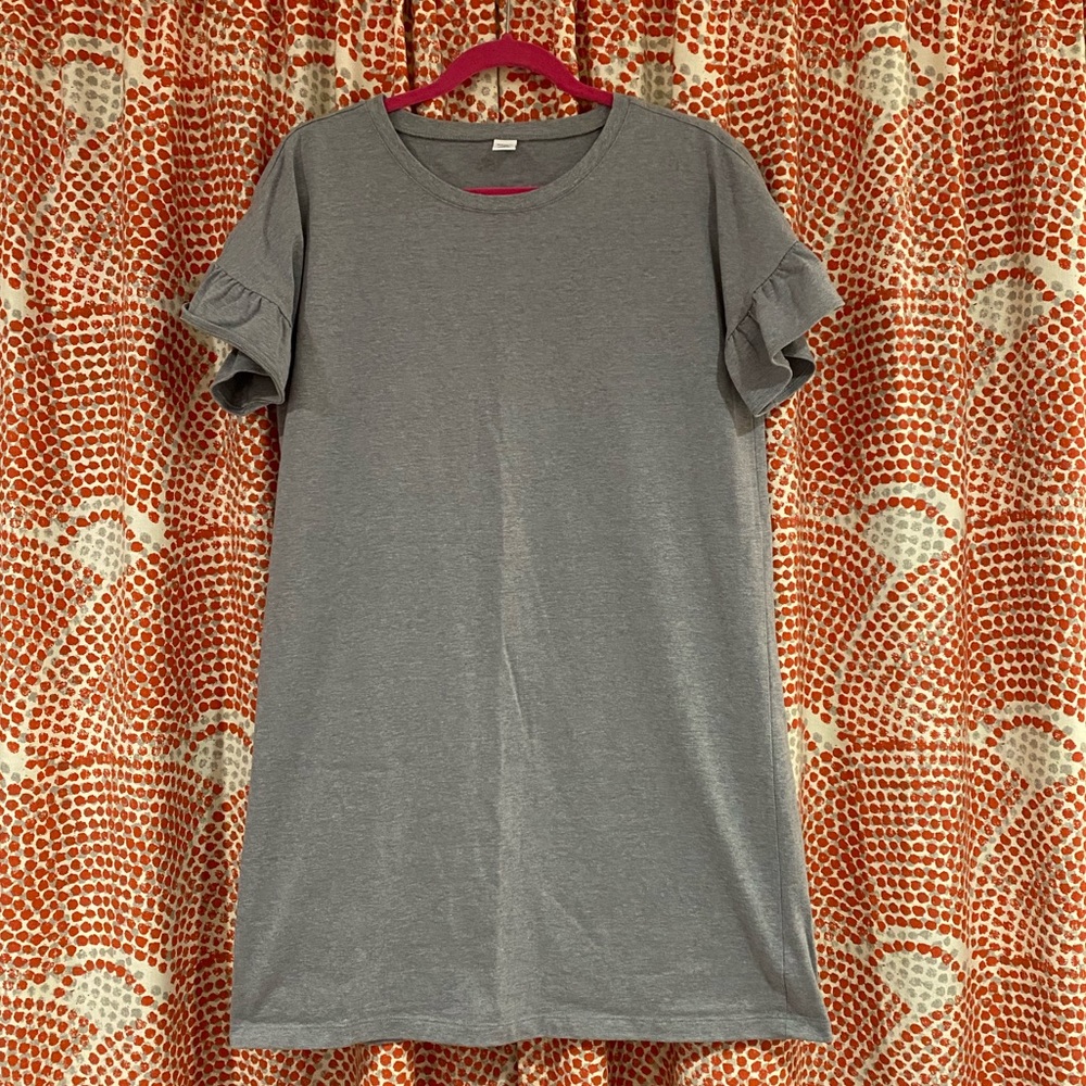 Old Navy Ruffle Sleeve T-shirt Dress